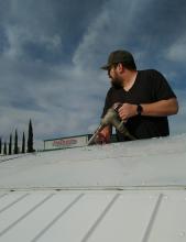 Edward refueling the Cessna